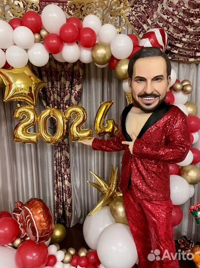 Ростовая кукла Стриптиз Пирожков Белый Мишка