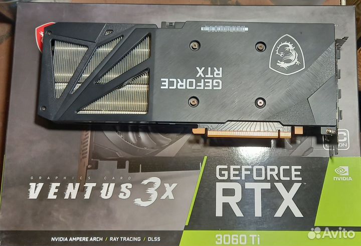 Видеокарта MSI GeForce RTX 3060 Ti ventus 3X OC