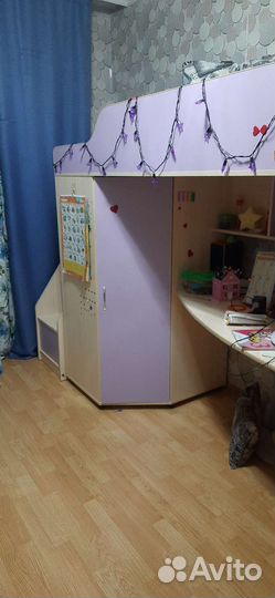 Кровать чердак