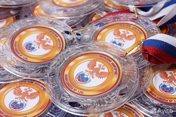 Медали спортивные для различных видов спорта