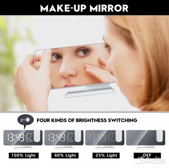 Часы с индикацией на стену, новые