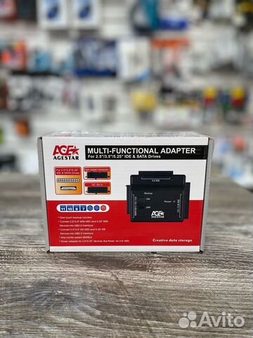 Универсальный переходник для HDD 2.5/3.5 AgeStar