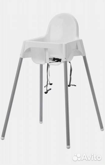 Детский стул для кормления IKEA Antilop с чехлом