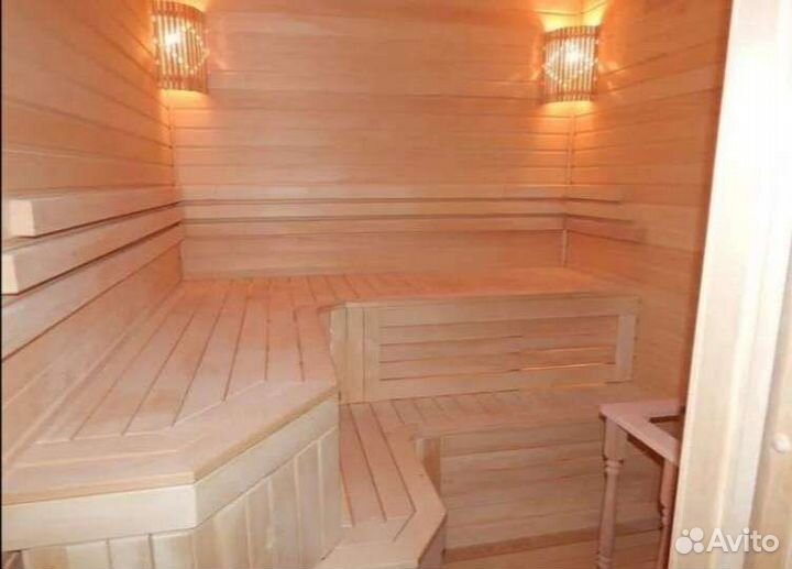 Баня из сруба с терассой