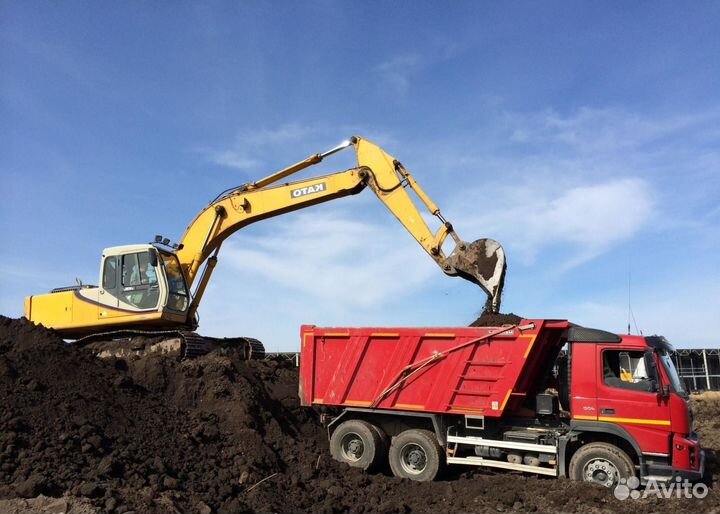 Земля чернозем с доставкой 12 кубов