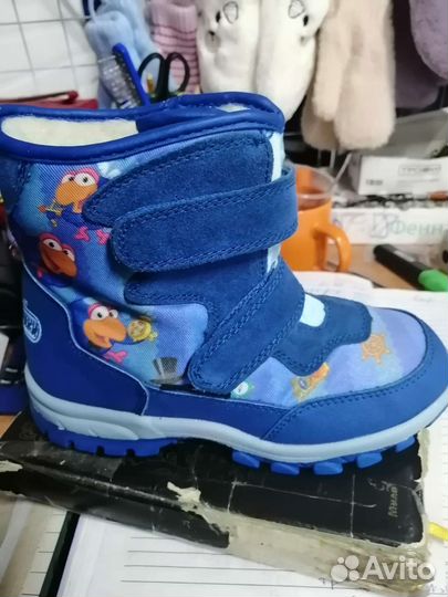 Новые полусапожки зима комбинирован