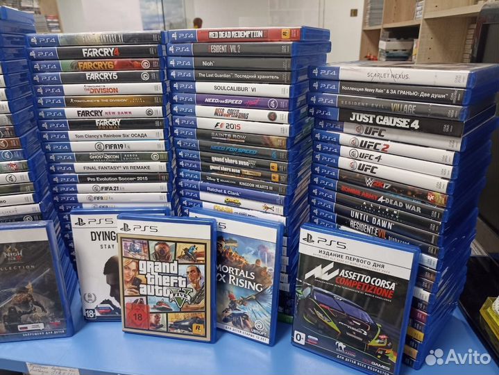 Большой ассортимент игр для PS4/PS5