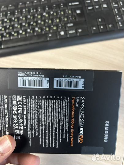 Новый ssd 1tb