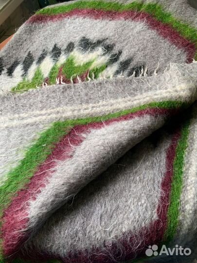 Одеяло шерстяное 100 ручной работы