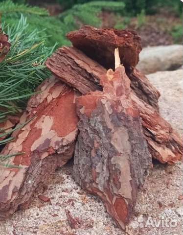 Кора сосны мульча