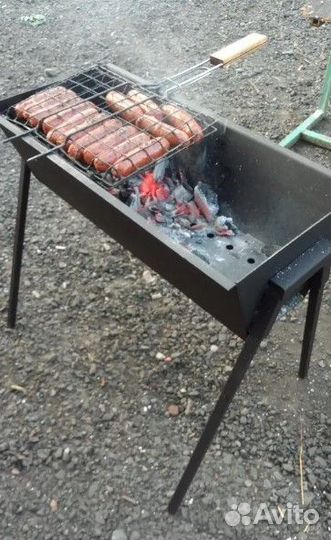 Мангал новый со съемными ножками