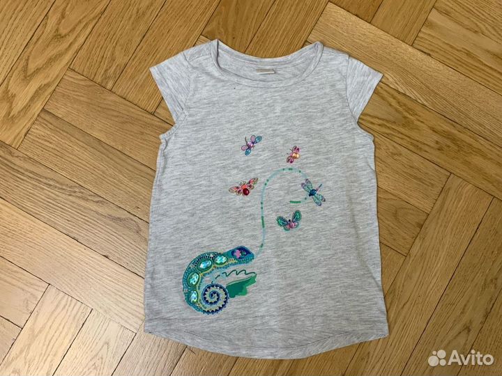 Футболка со стразами Gymboree