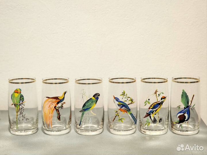 Стаканы СССР, гранёные, хрустальные