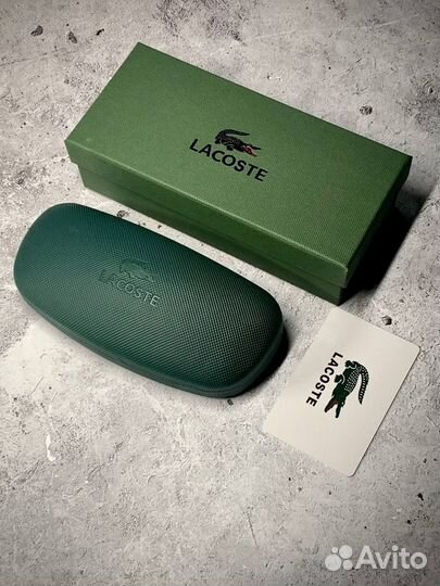 Солнцезащитные очки Lacoste полный комплект