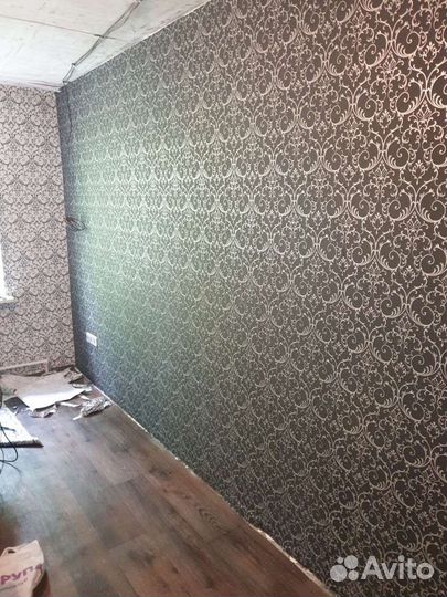 Ремонт квартир,поклейка обой любой сложности