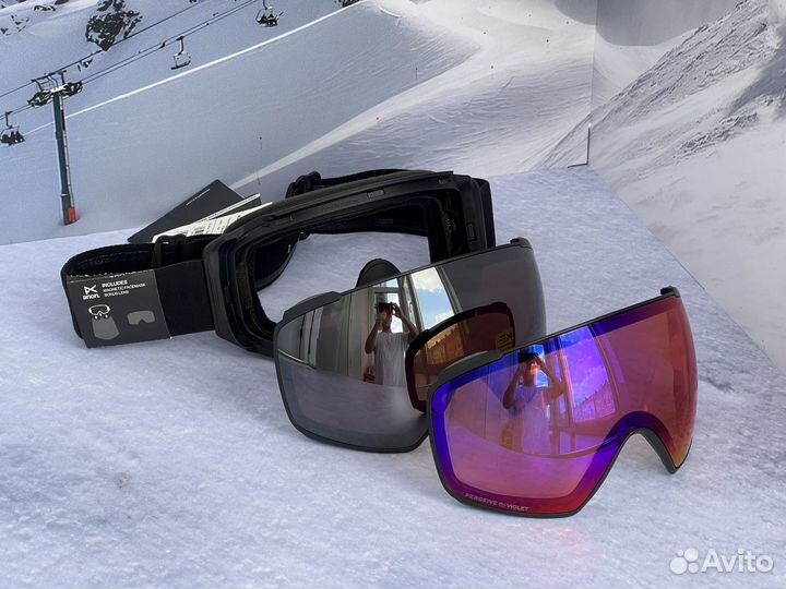 Горнолыжная маска Anon M4s Toric Onyx + Violet