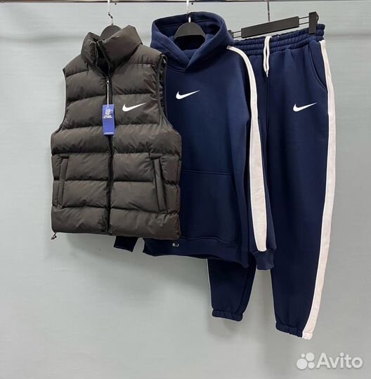 Спортивный костюм на флисе 3 в 1 nike