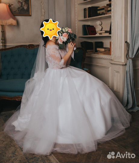 Шикарное свадебное платье Размер 42-46