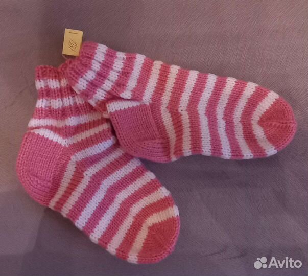 Детские вязаные носки