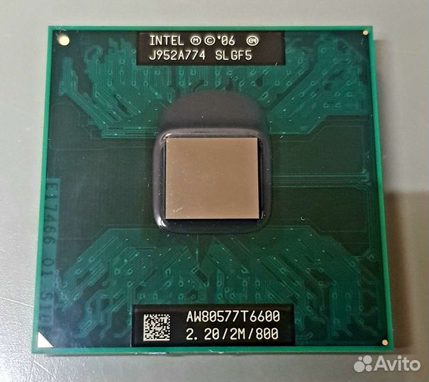 Процессор Intel Core 2 Duo T6600 slgf5 б/у