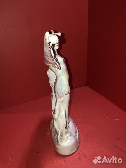 Фарфоровая статуэтка Балерина Аист Вербилки
