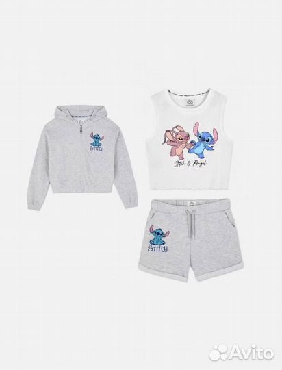 Костюм для девочки тройка Stitch