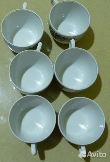 Фарфоровые чайные чашки