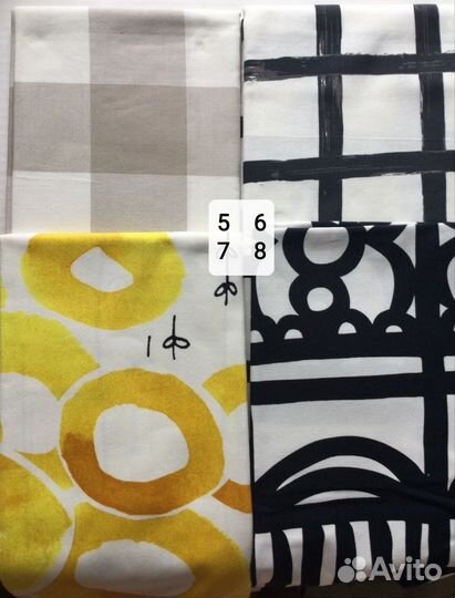 Отрезы (лоскут) тканей Икеа