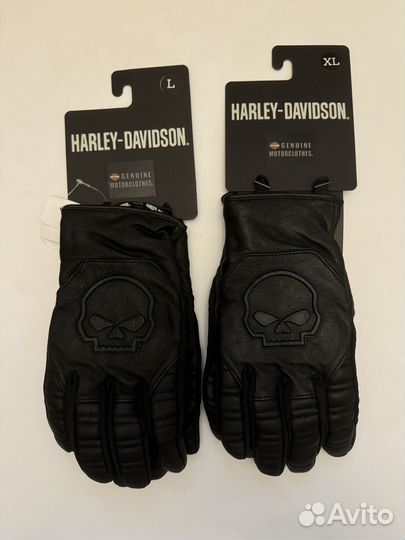 Перчатки Harley Davidson Willie G Skull Graphic