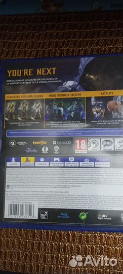 Диск на PS4 Mortal Kombat 11