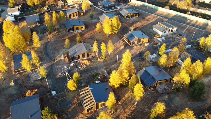 Коттедж 110 м² на участке 10 сот.