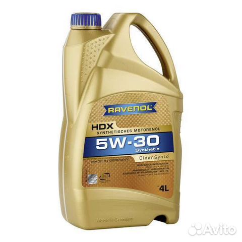 Моторное масло Ravenol HDX SAE 5W-30 (4 л.)