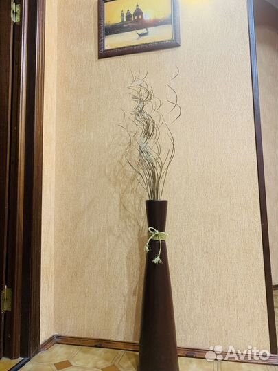 Ваза напольная высокая decor