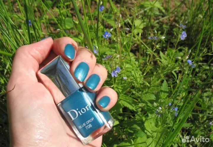 Лак для ногтей Dior vernis 708 - blue drop