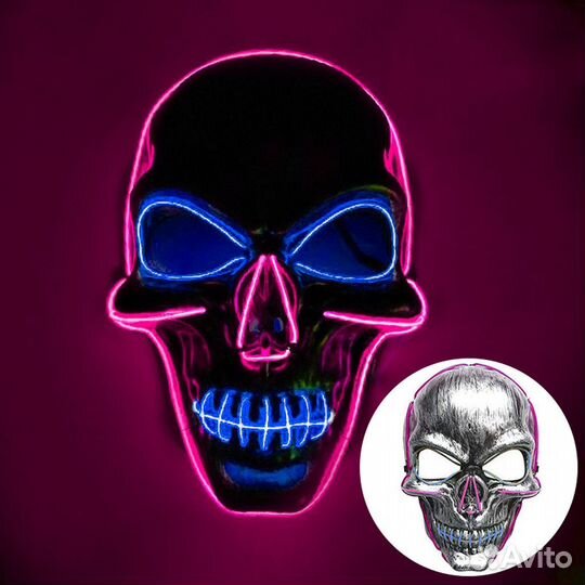 Светящаяся маска на Хэллоуин (новые)