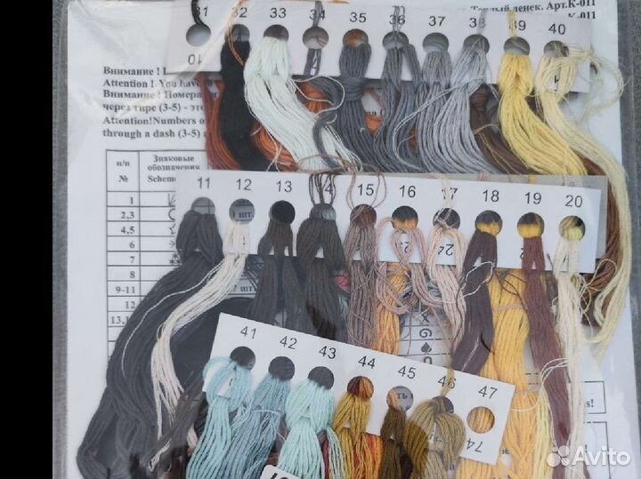 Вышивка крестом остатки наборов