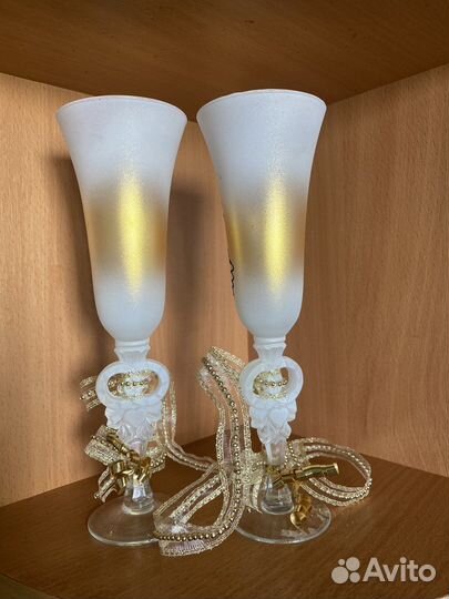 Свадебные бокалы фужеры