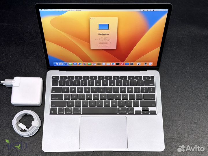 MacBook Air 13 M1 16/1TB (59 циклов) USA