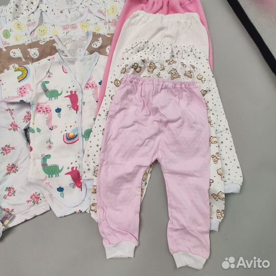 Пакет новых вещей для девочки р80