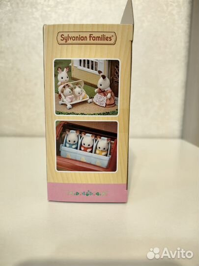 Sylvanian families 5533 Коляска для тройняшек