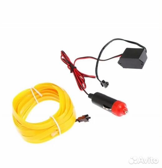 Неоновая нить для салона автомобиля 5м