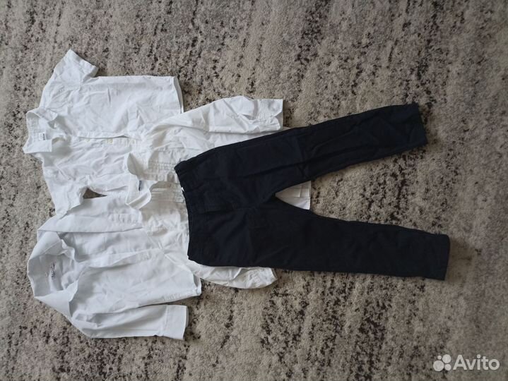 Рубашка белая для мальчика