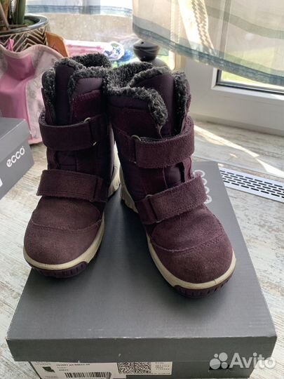 Ботинки детские демисезонные 28 ecco