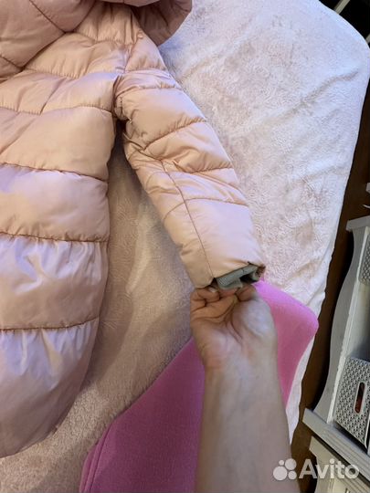 Куртка пуховик зимний для девочки gulliver 110