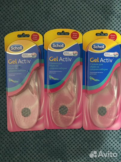 Стельки для обуви на среднем каблуке Scholl