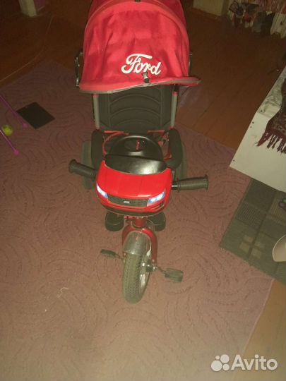 Детский трехколесный велосипед бу