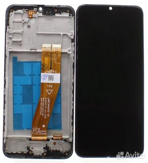 Дисплей для Samsung A03s (A037) в рамке (In-Cell)