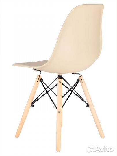 Стул в стиле eames DSW, бежевый