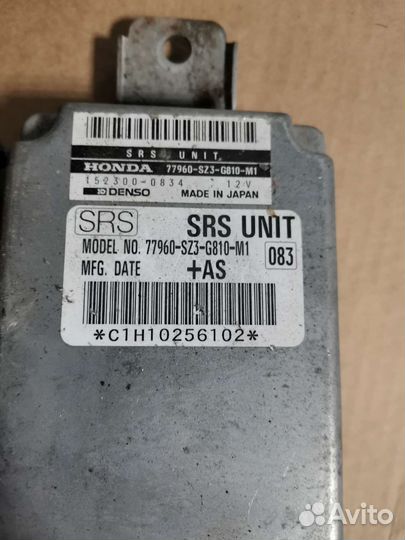 Блок управления srs Honda legend 77960sz3g810m1