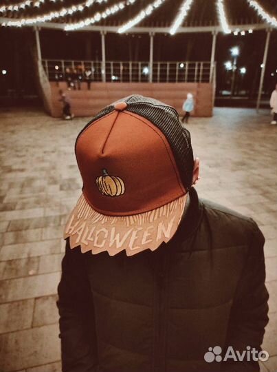 Снэпбэк уникальный деревянный дизайн halloween